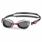 Speedo Aquapure IQfit zwembril Rood & Smoke een mooie zwembril