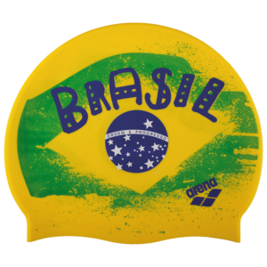 Badmuts Arena Silicone Print 2 Braziliaanse Vlag AA1E368-37 (nieuw)