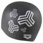 Arena Silicone Reversible Badmuts Zwart & Grijs aan 2 kanten te dragen