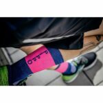 Pippo-Triathlon-Performance-Sokken-Blauw-Neon-Roze-PP0003-Sports-Valley