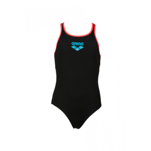 Arena Biglogo Swim Pro Back Meisjes Badpak Zwart & Roze AF001332-590
