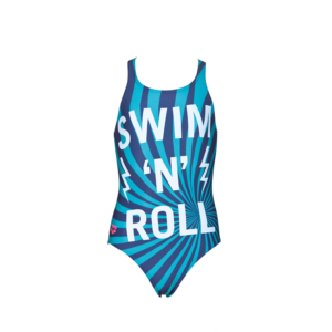 Arena Badpak Meisjes Swimm & Roll Blauw AF001314-706
