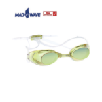 Mad Wave Liquid Racing Mirror Zwembril Geel M045302006W