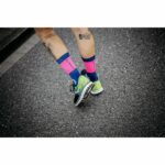 Pippo-Triathlon-Performance-Sokken-Blauw-Neon-Roze-PP0003-Detail-Sports-Valley