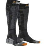 X-Socks-Ski-Carving-Silver-4.0-Antraciet-&-Zwart-XSSS47W19U-G036-Sports-Valley