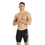 Arena-Men-Icons-Swim-Jammer-Solid-Zwart-&-Wit-AF005127-501-Aqua-Splash