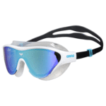 Arena-Zwembril-Mirror-Wit-&-Blauw-One-Mask-AA004308-100-Aqua-Splash