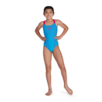 Speedo-Meisjesbadpak-Medley-Logo-Medalist-Blauw-&-Roze-813458H221-Aqua-Splash