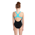 Arena-Badpak-Meisjes-Swim-Pro-Back-Graphic-Zwart-&-Martinica-AF005545-580-Rugaanzicht-Aqua-Splash