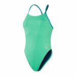 Speedo-Badpak-Groen-&-Blauw-Solid-Tie-Back-800318115503-Aqua-Splash