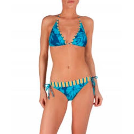 Speedo Triangle Bikini Hana Blauw/Geel 8088730309