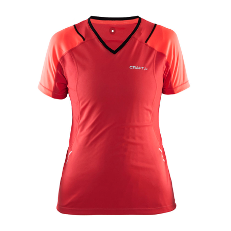 Craft Devotion Dames Hardloopshirt Rood 1903965-2441