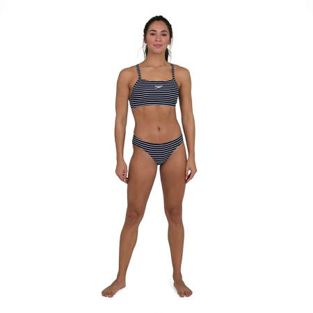 Speedo Thinstrap Meisjes Bikini Endurance+ Printed Navy & Wit 812397F132