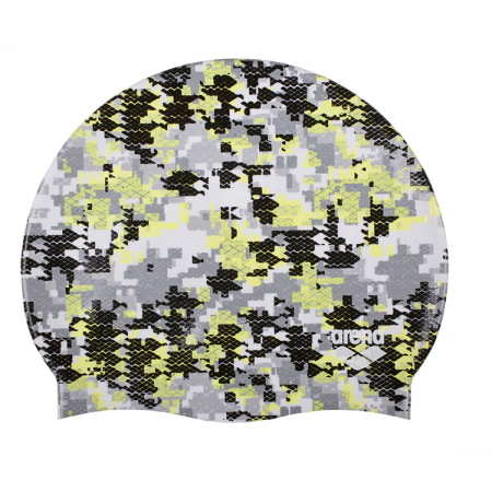 Arena Badmuts Silicone Print 2 Camo Zwart AA1E368-503