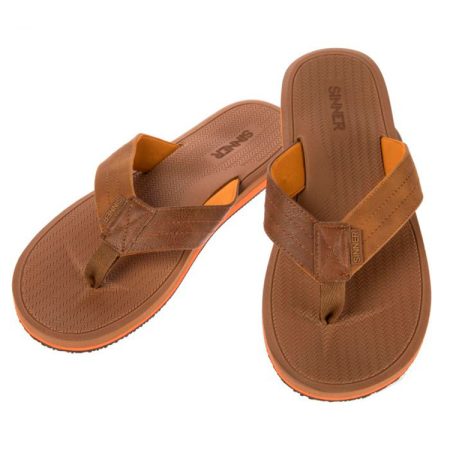 Sinner Lobos Bruine Slippers Heren SIAC-633-40