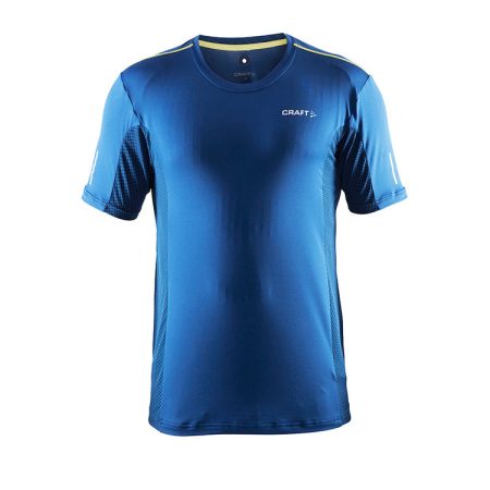 Craft Focus Mesh Heren Hardloopshirt blauw 1903960-2381