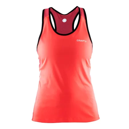 Craft Devotion Dames Singlet Oranje/ Roze 1903966-2825