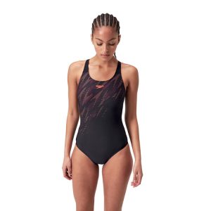 Speedo hyperboom placement badpak zwart