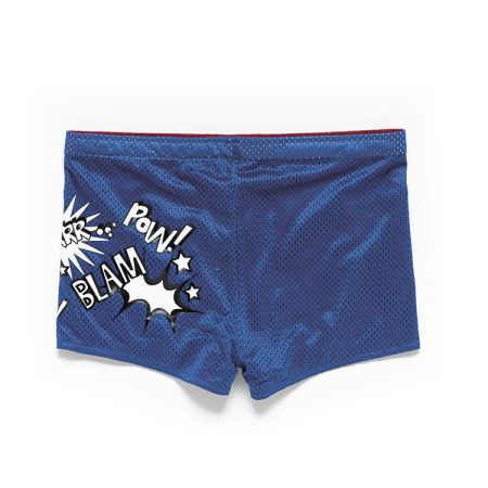 Maru Weerstannd Zwemshort Blauw met print A4424