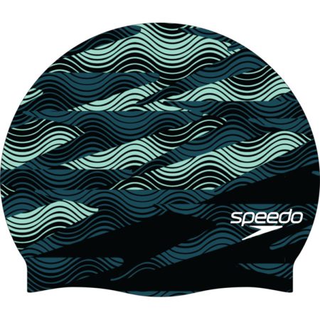 Speedo badmuts zwart groen