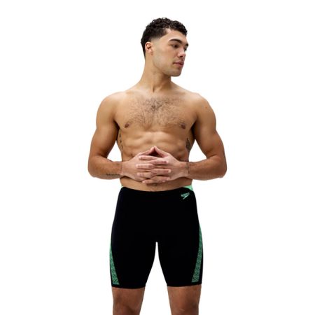 Speedo Jammer Heren Hyper Boom Splice Zwart & Groen