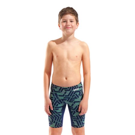 Arena Jammer Jongens Escape Navy & Groen