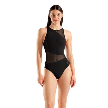 Arena Mesh Angle Vent Back Badpak Zwart – Mesh Badpak