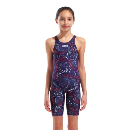 Arena Meisjesbadpak Met Pijpjes Navy & Multi