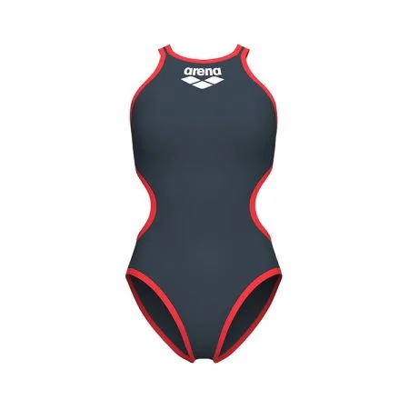 Arena One Biglogo Badpak Asphalt & Fluo Rood