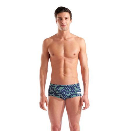 Arena Zwembroek Heren Escape Low Waist Team Blauw & Groen