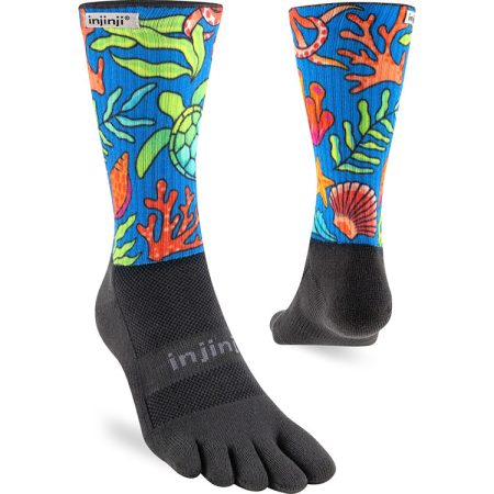 Injinji Original Performance Crew Artist Designed Herenteensokken Sunny San Diego Ocean Limited Edition