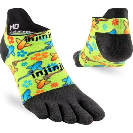 Injinji Original Performance No-Show Artist Designed Herenteensokken Sunny San Diego Sharks Limited Edition
