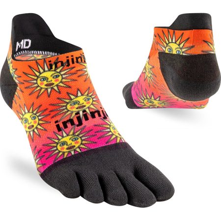 Injinji Original Performance No-Show Artist Designed Herenteensokken Sunny San Diego Sun Limited Edition