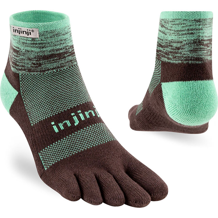 Injinji Performance Trail Midweight Mini Crew Coolmax Mint Teensokken