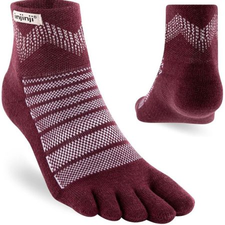 Injinji Outdoor Performance Mini Crew Wool Garnet Teensokken