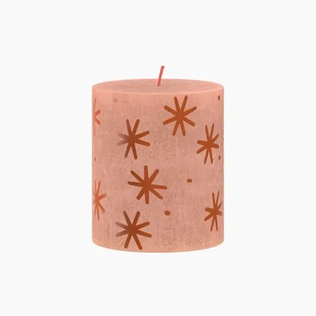 Bolsius Silhouette rustiekkaars 80 & 68 Creamy Caramel