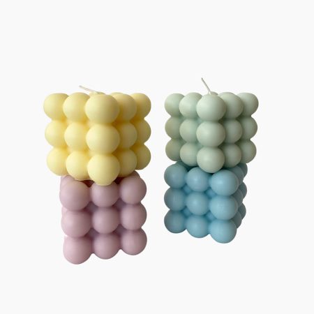 Pastel Bubble Kaarsen