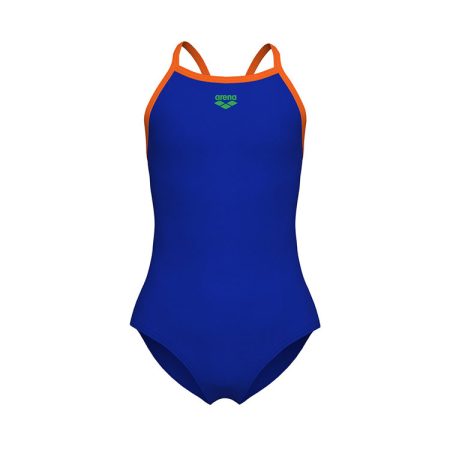 Arena Badpak Meisjes Light Drop Solid Blauw & Oranje
